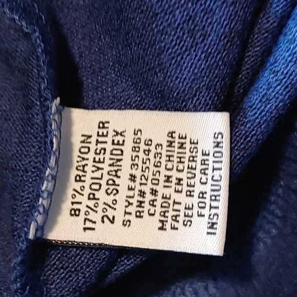 Habitat Soft Fleece Flood Pants Sz.XL Blue NWT - Picture 6 of 8